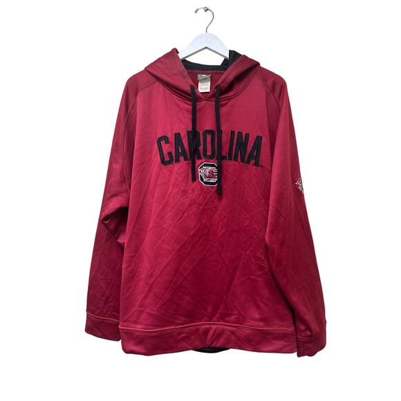 Red Black Logo XXL South Carolina Gamecock College Football Sweatshirt Hoodie - Picture 1 of 12